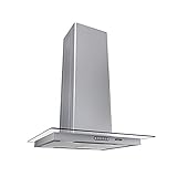 Coifa Ilha Vidro Reto Inox 60cm - Fogatti 220V