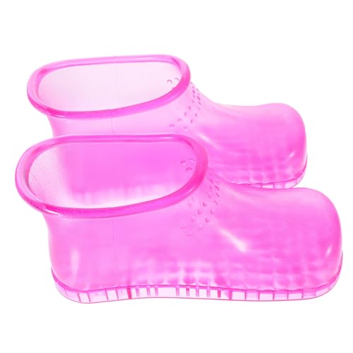 minkissy 1 Par Baño De Pies Zapatos De Masaje De Pies De Polivinilo Rosy