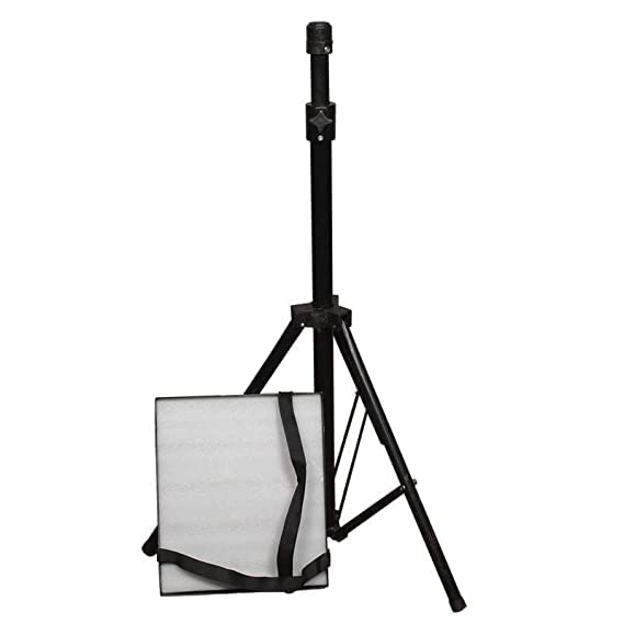 Image of Projector Floor Stand Min 4 ft - Max 6 ft Adjustable from The Ground with Holding Tray & Two Grip Belt- Design-11