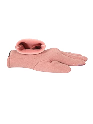 Image of FabSeasons Slim warm Winter Gloves For Women, with velvet lining inside for cold weather, Touchscreen enabled index finger, also ensures a Smooth Driving /Riding Experience