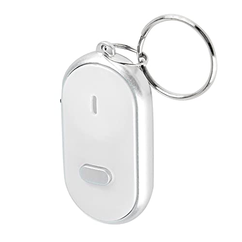 Ejoyous Schlüssel Finder mit Pfeifen oder Rufen 7m Reichweite helles Notlicht ABS Material für Schlüssel Auto Haustier Kind Tasche Koffer (White) Ejoyous Schlüssel Finder mit Pfeifen oder Rufen 7m Reichweite helles Notlicht ABS Material für Schlüssel Auto Haustier Kind Tasche Koffer (White)
