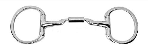 Myler Eggbutt plain Low port comfort snaffle mouthpiece (5")