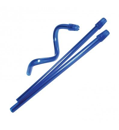 Medicom 710 Distech Saliva Ejector, Translucent Blue, Blue Tip (Pack of 1050)