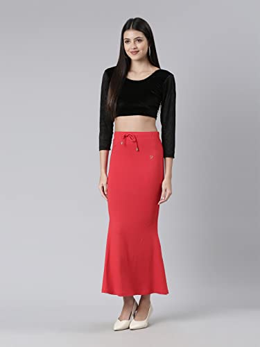 Image of TWIN BIRDS Saree Shapewear for Women | Super Soft Viscose Elastane Saree Petticoat Skirt | Stretchable & Comfortable SareeShaper