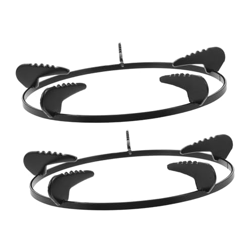 LIGIGWASH 2 Piezas Soporte Quemador Gas Resistente Alta Temperatura Rejilla Estufa Gas para Cocina Estabilizador Ollas y Sartenes Antideslizante Compatible con Quemador