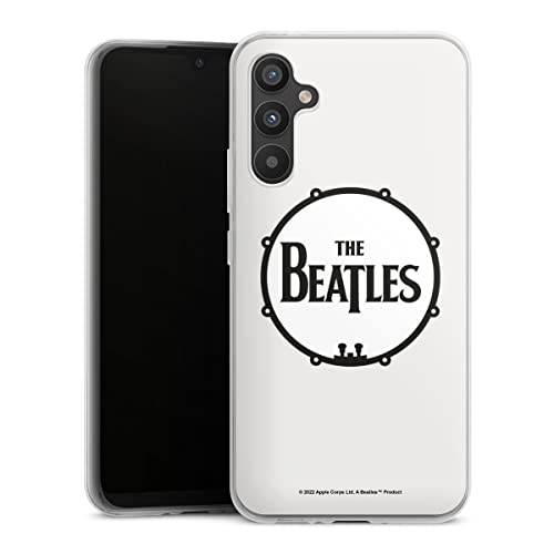 DeinDesign Coque en Silicone Compatible avec Samsung Galaxy A34 5G Etui Silicone Coque Souple The Beatles Rock ‘n’ Roll Logo - Les Beatles, Paul McCartney, John Lennon, RIngo Starr, George Harrison DeinDesign Coque en Silicone Compatible avec Samsung Galaxy A34 5G Etui Silicone Coque Souple The Beatles Rock 'n' Roll Logo