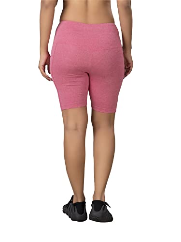 Image of DECISIVE Fitness Yoga Gym Sports Workout Cycling Running Tights Shorts with Side Pocket for Women & Girls