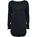 ONLY Long Knitted Pullover Maglietta, Black, S Donna