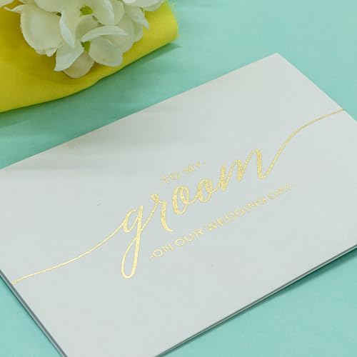 Image of Confetti! Set of 2 Wedding Card to Your Bride and /or Groom on Your (Our) Wedding Day - Love Note to Future Husband or Wife Card Keepsake Love Note Before I Do (Card For Bride & Groom)