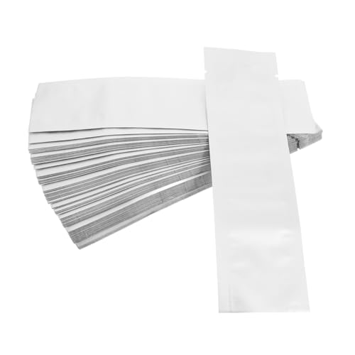 MUCKLILY Protein Powder Packaging Bag 100 Pcs Mini Vacuum Sealer Bags Aluminum Storage Pouches for Snacks and Foods