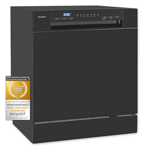 Exquisit Mini-Geschirrspüler, Tischspülmaschine, 55 cm breit,...