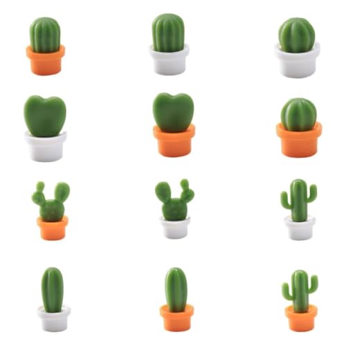 12 imanes decorativos para refrigerador miniatura 1