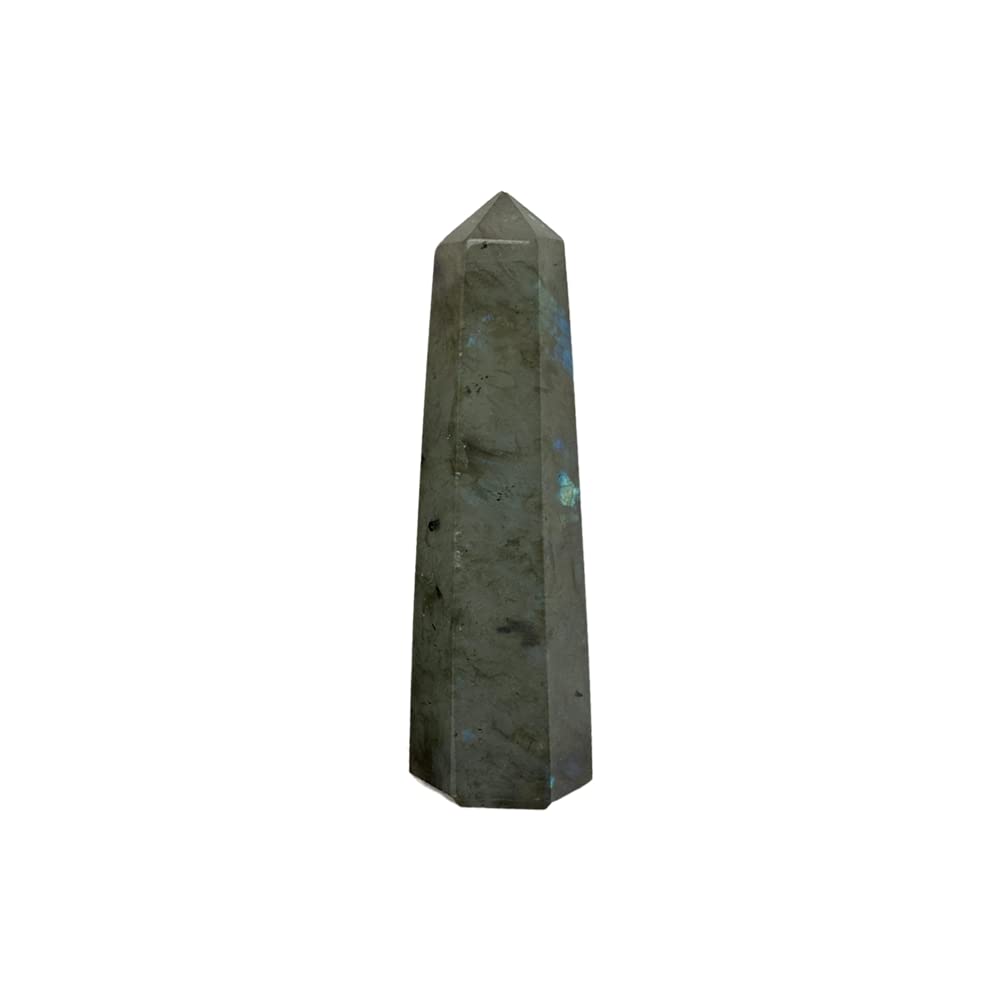 VIE Small Obelisk Tower, 7x2x1cm, Labradorite
