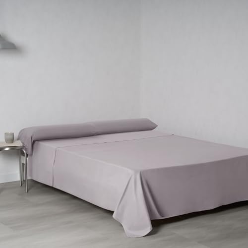 Miniatura 4 de Tramas Sábanas 150x190 200cm 100 Algodón, Suave Y Traspirable, Juego De 4 Piezas, Sabana Bajera Ajustable, Encimera, 2 Fundas De Almohada 90x45cm, Certificado Oeko Tex- Cama 150, Gris