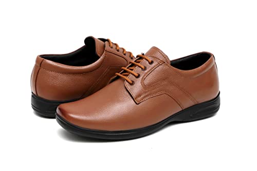 Image of ARAMISH Men's Genuine Leather Lace Up Office Formal Shoes