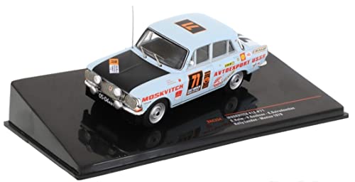 Moskwitsch 412 IXO 1/43 revivez la nostalgie du rallye Mexico 1970 en miniature