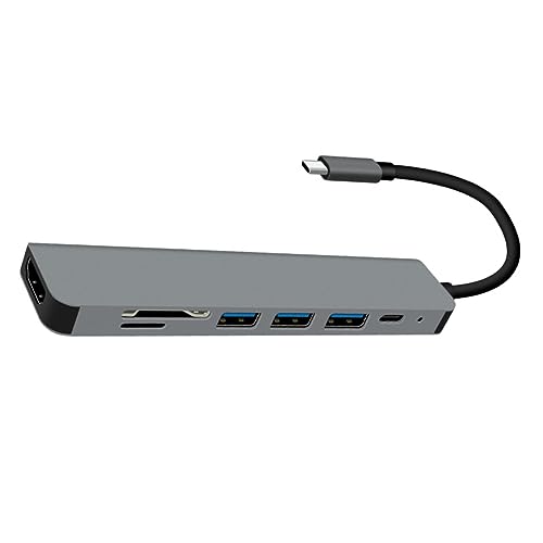 Adattatore Compatto con Uscita Video per Laptop e Tablet Trasferimento Multiporta per Dispositivi Mobile