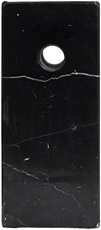 eMod - Arco Floor Lamp Cube Shaped Marble Base Black