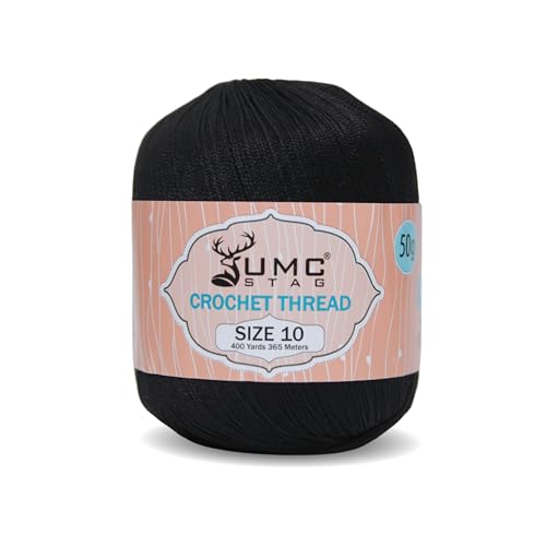 UMC STAG Size 10 Crochet Thread | 100% Combed...