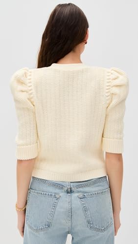 L'AGENCE Women's Delilah Crop Textured Cardigan3