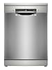 Bosch SMS4EMI06G Series 4, Free-Standing Dishwasher, B Energy Rated, 60 cm, 14 Place Settings, 9 Litre, ExtraDry, Silence Plus 42dB Quiet,Rackmatic Adjustable Basket, Silver Inox