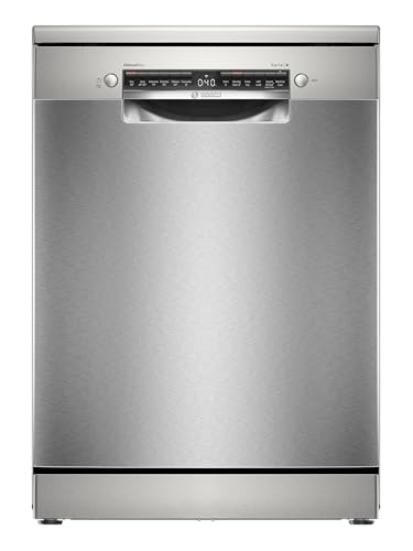 Bosch Series 4 SMS4EMI06G Freestanding Dishwasher 60cm Silver Inox