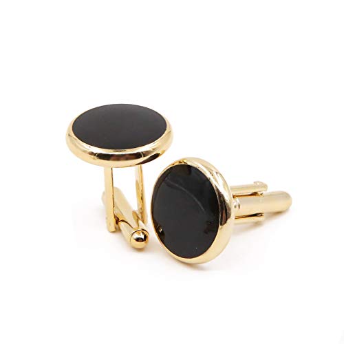 8 Pieces Men Round Cufflinks and Button Studs Set,Cuff Links for Formal Business Wedding Tuxedo Shirt Accessories2