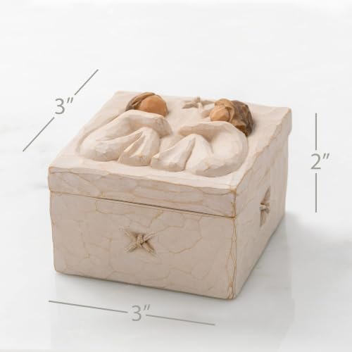 Willow Tree Friendship Keepsake Box, Sculpted Hand-Painted Bas-Relief Box - Image 2