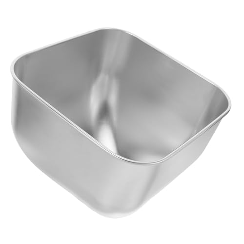 GALPADA Ciotola Quadrata in Acciaio Inossidabile Per Salse e Frutta Design Per Cucina e
