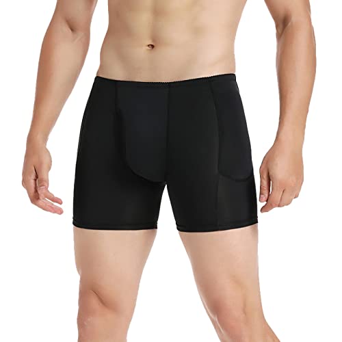 Bóxer moldeador de cuerpo masculino con almohadillas extraíbles para realzar glúteos 6