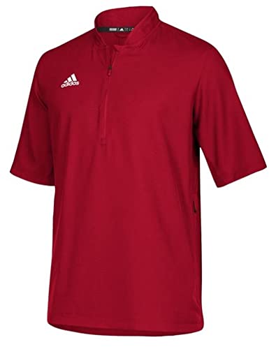 adidas Team Iconic Short Sleeve Quarter-Zip Polo - Men's