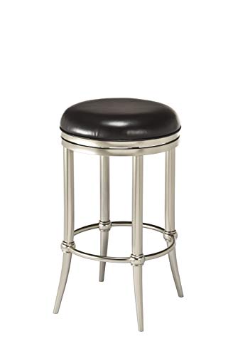Hillsdale Furniture Cadman Counter Stool, Dull Nickel