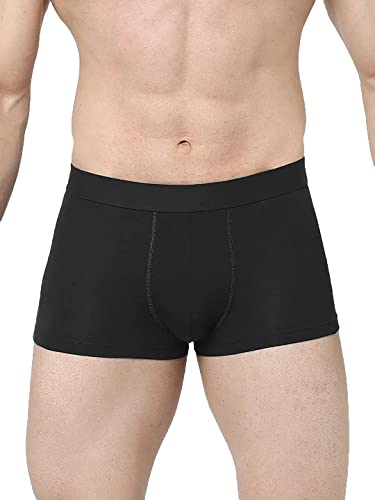 Image of dockstreet Ultra Soft, 100% Cotton Smooth Boxer Brief Comfortable Stretchable /Soft Fabric Brief Trunk Styled Underwear for Men