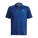 Under Armour Men's Tech Golf Polo, (471) Blue Mirage / / Pitch Gray, X-Small