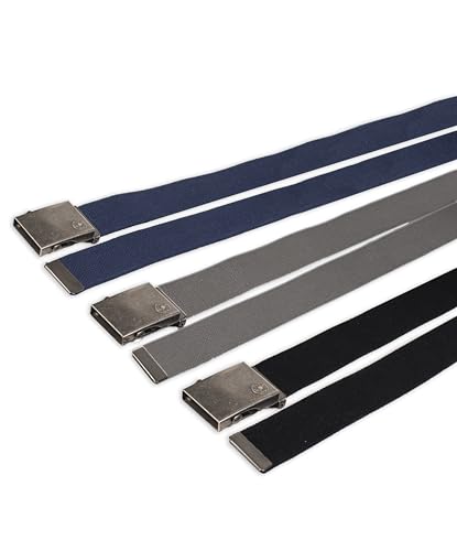 Levi's Unisex-Adult Casual Cut-To-Fit Web Belt Sets - 3 Pack Straps with 1 Interchangeable Buckle4