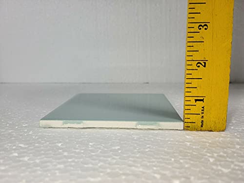 Daltile Seafoam Green 4 Inch Ceramic Tile 4.25 In 4X4 Subway Square Shower Bathroom Kitchen Backsplash Kohler Color K102 Classic Color 455 Boxes 10 Piece Packs #TOP3