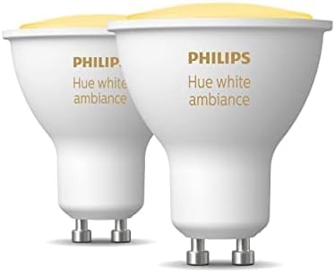2 ampoules connecté Philips Hue variable E27 GU10 350lm IP20 chaud ou froid - vue 4