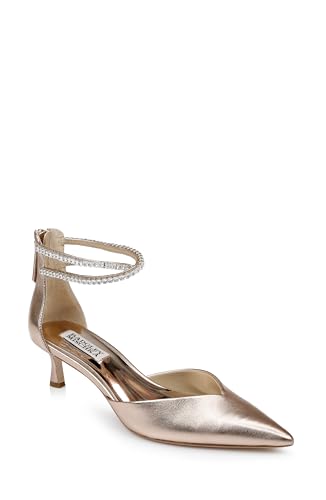 Image of Badgley Mischka Women's Lilibeth Dual-Strapped Kitten Heels