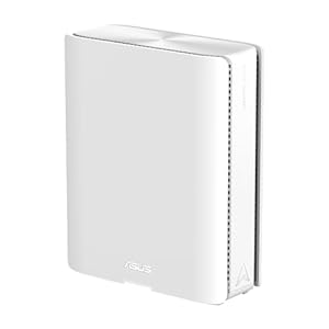 ASUS ZenWiFi BQ16 Pro Quad-Band WiFi 7 Mesh Router (1 Pack), bis zu 4000 m², je 2 x 10G Ports, Smart Home Master mit Multi-SSID, VPN & Kindersicherung, abonnementfreie Sicherheit, AiMesh