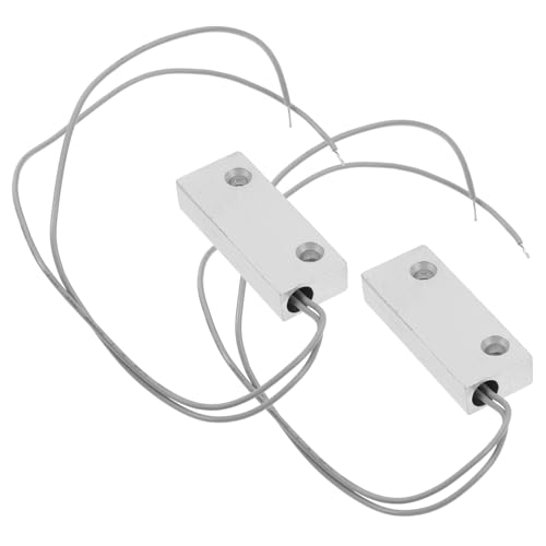 Veemoon 1ensemble Alarme De Sécurité Pour Porte Et Fenêtre Détecteur Ouverture Magnétique Filaire Système De Pour Garage Et Maison