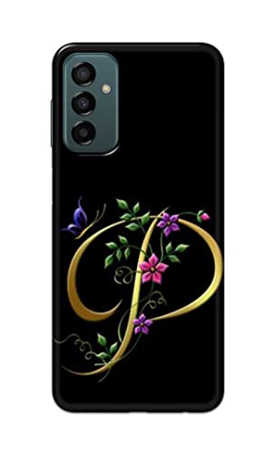 Image of Printed Hard Back Cover Case for Samsung Galaxy F23 5G | Samsung Galaxy M23 5G Back Cover (Alphabet P) -1803