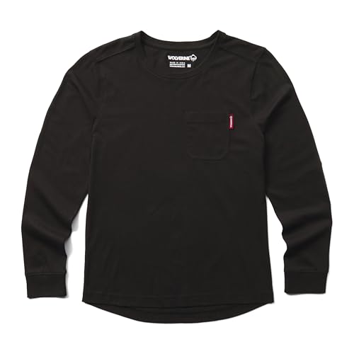 Classic Long Sleeve Pocket Tee Black
