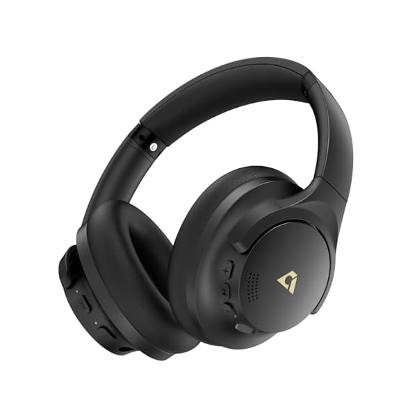 1Mii Y8 Hybrid Active Noise Cancelling Headphones, Wireless and Wired ANC Headphones, LDAC Hi-Res Audio, Over Ear Bluetooth 5.3 Headphones, Comfort Fit, 75Hrs Playtime for Home Office Travel