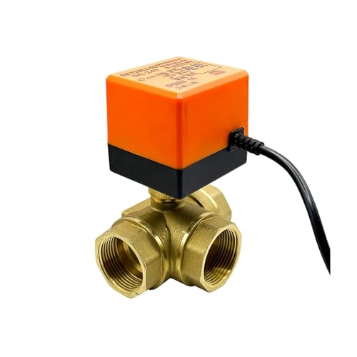Vanne électrique en laiton 2" triple voies à commande bidirectionnelle