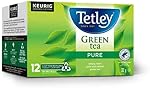 Tetley Green Tea Single Serve K-Cup pods for Keurig brewers, 12 count