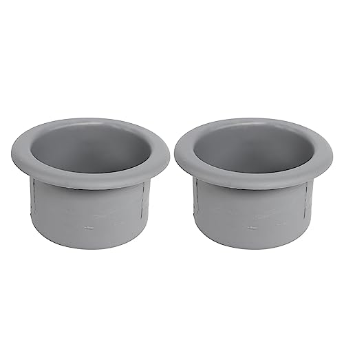 Portavasos de plástico para carro gris 2 piezas miniatura 3