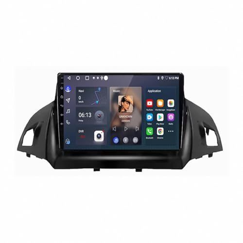 Radio coche Bluetooth portátil para viajes en familia con Ford Kuga y cámara trasera