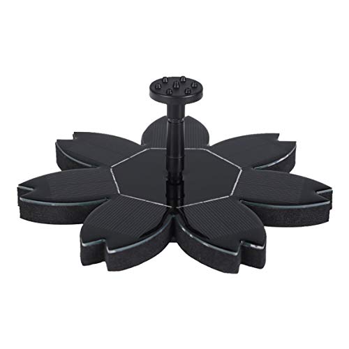 Preisvergleich Produktbild Heaviesk Kreative Regenbogen Blume Design Solarbetriebene Schwimm Brunnen Wasserpumpe Gartenteich Pool Aquarium Vogel Bäder