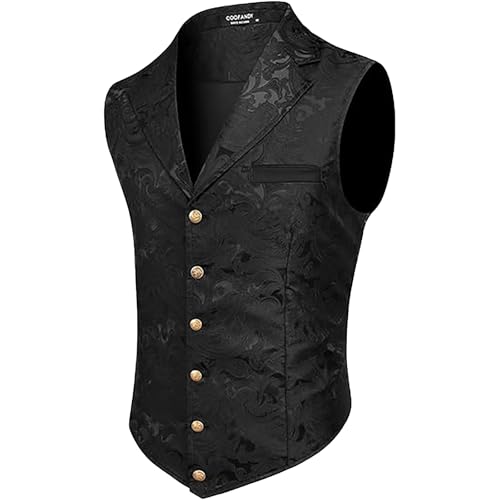 Gilet boutonné homme mode avec poche motif Halloween haut décontracté tendance