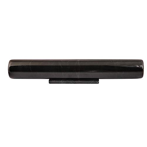 Marblous Krafts Marble 12.5 inches Round Rolling Pin Multi-color Marble Rolling Pin and Rolling Pins for Baking, Baking Accessories or Dough Roller for Bakers and chef (Black)